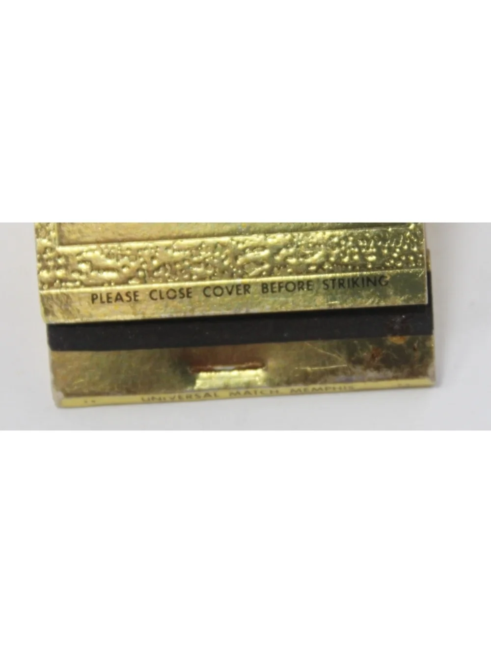 Vintage 60s Gold Matchbook Cafe St. Clair Cloverleaf Shopping Center Memphis, TN